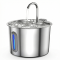 Ultra-quiet drinking fountain for cats and dogs, triple filtration