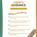 Natural Matatabi Cat Sticks 100pcs Silvervine Chew Toys for Dental Cleaning