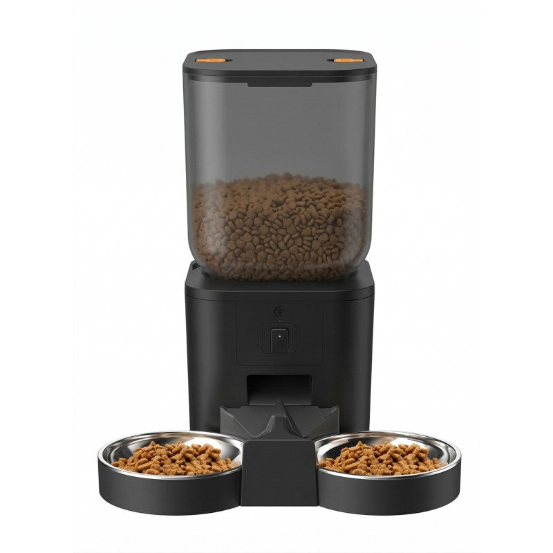 Smart automatic feeder with 8-liter capacity, 1080p camera, and 5G WiFi app control