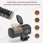 Adjustable Automatic Fish Feeder with LCD Timer Control