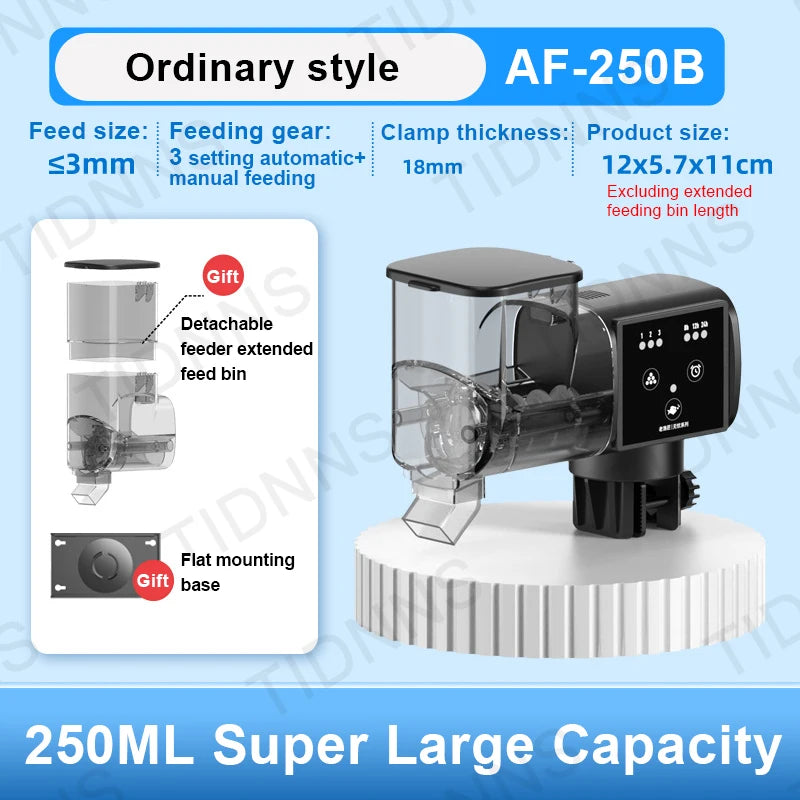 Adjustable Automatic Fish Feeder with LCD Timer Control