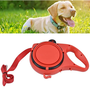 Dog Leash with Integrated Water Bottle