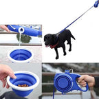 Dog Leash with Integrated Water Bottle