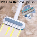 3-in-1 Pet Hair Remover Brush, Long Handle Fur Cleaning Tool