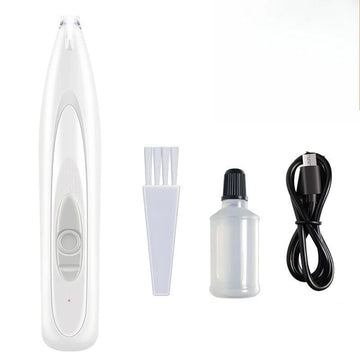 Dog Grooming Clippers with LED Light Low Noise Paw Trimmer