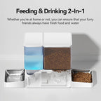 Smart Automatic Pet Feeder & Water Fountain 8.5L WiFi App Control