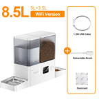 Smart Automatic Pet Feeder & Water Fountain 8.5L WiFi App Control