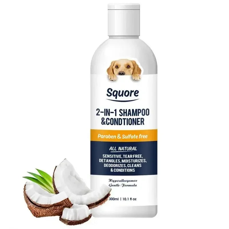 2-in-1 Puppy Shampoo & Conditioner Natural, pH Balanced for Sensitive Skin