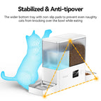 Smart Automatic Pet Feeder & Water Fountain 8.5L WiFi App Control