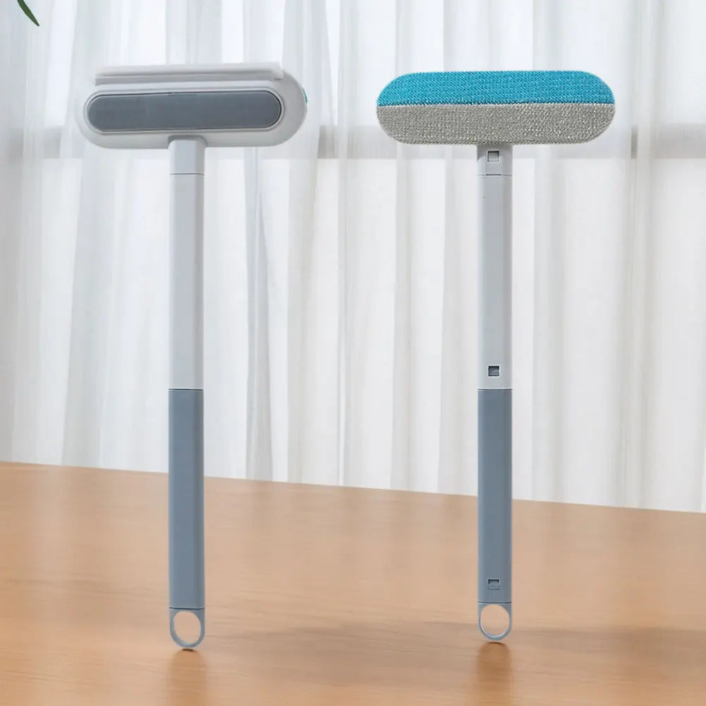 3-in-1 Pet Hair Remover Brush, Long Handle Fur Cleaning Tool