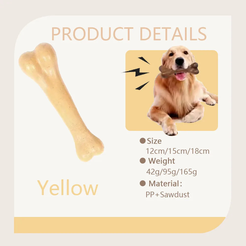 Durable Dog Bone Chew Toy Natural Non-Toxic for All Dogs
